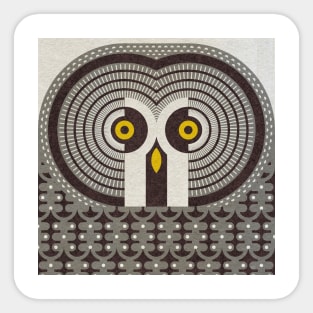 Great Grey Owl Sticker